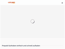 Tablet Screenshot of prepaid-aufladen.net